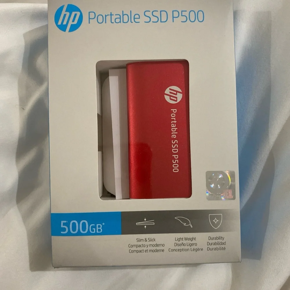 HP White and Blue Product Information Sheet